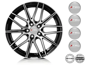 Toyota TRD Pegatinas Bombadas Edición Calcomanías Estilo de Silicona